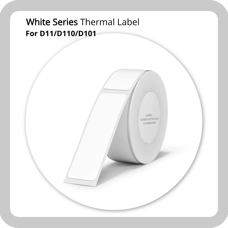White Series Thermal Label for D11/D110/D101 - Niimbot Online