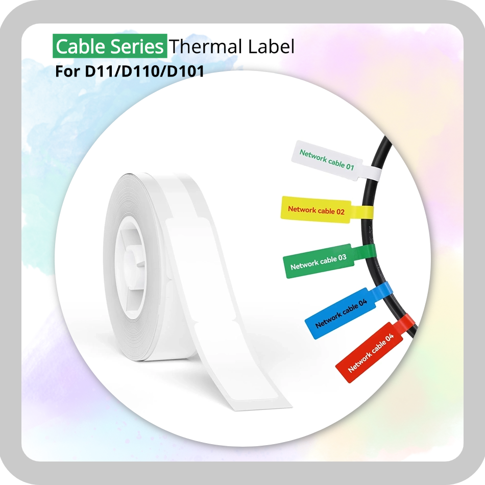 Cable Series Thermal Label for D11/D110/D101 - Niimbot Online