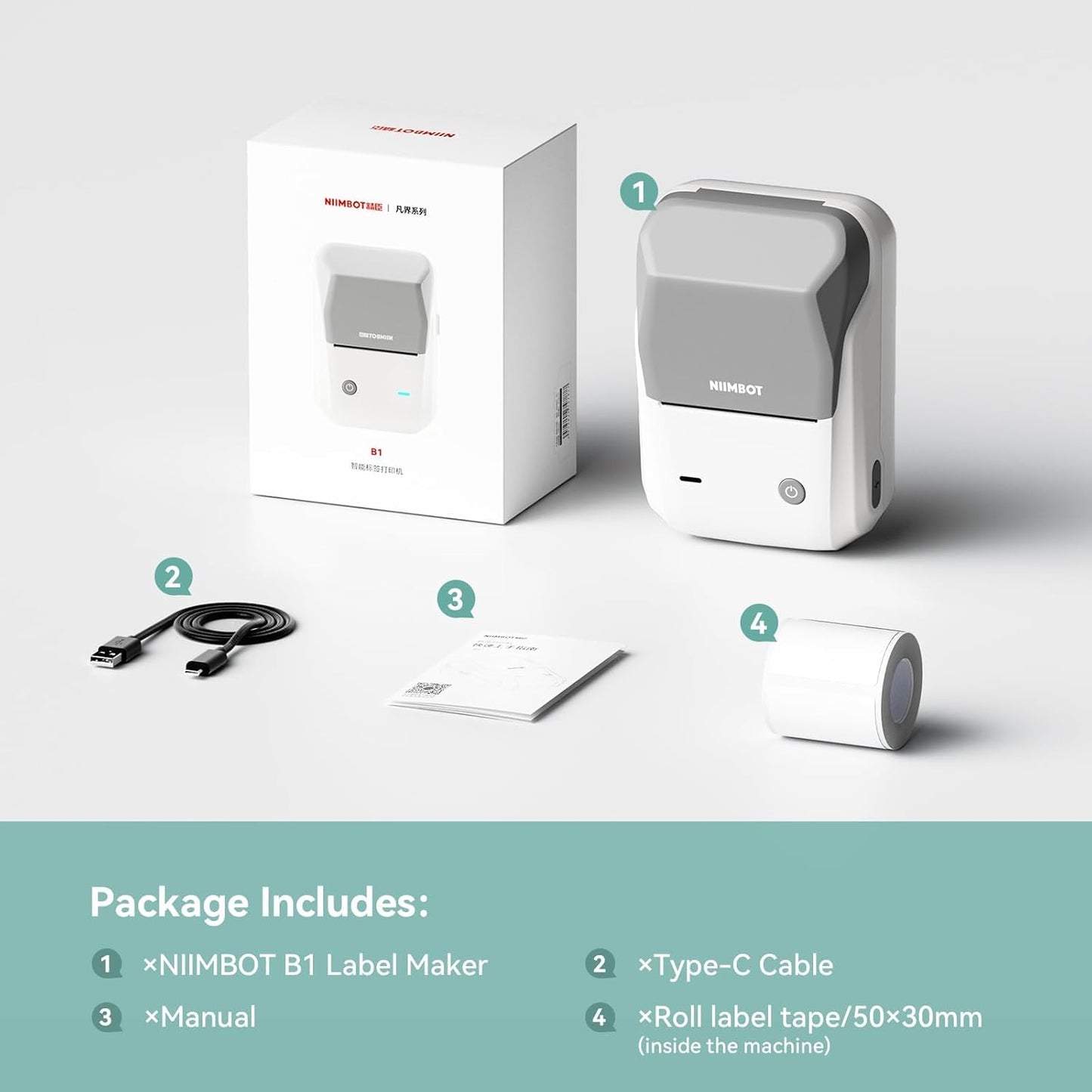 Niimbot B1 - Portable Thermal Label Printer - Niimbot Online