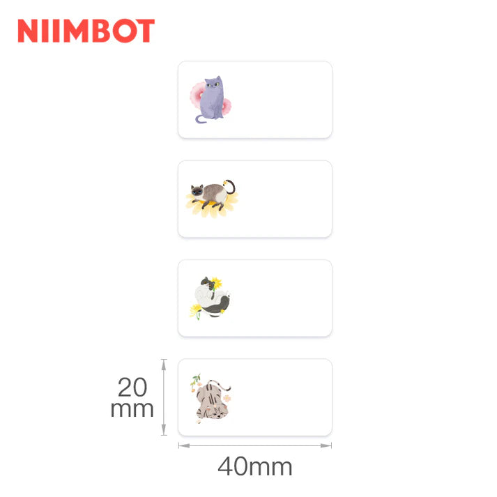 Animal Series Thermal Label for B21/B1/B3S - Niimbot Online