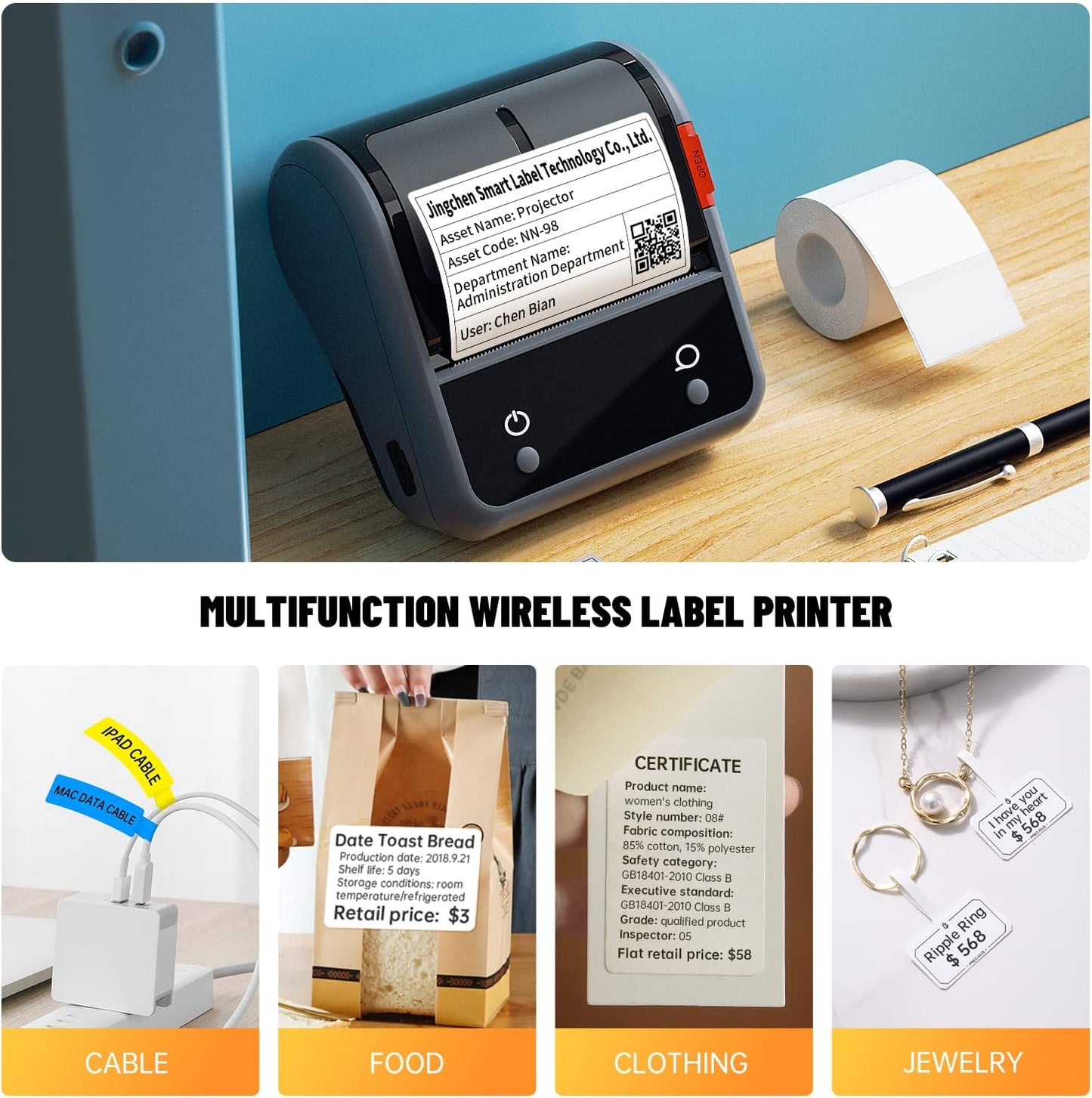 Niimbot B3S - Portable Thermal Label Printer - Niimbot Online