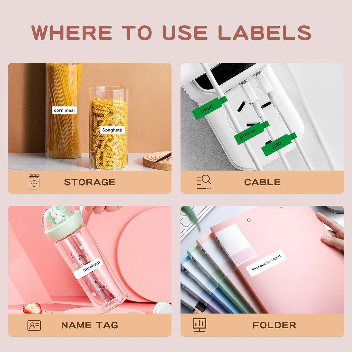 White Series Thermal Label for D11/D110/D101 - Niimbot Online