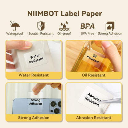 Clear Label Tape Set for B21, B1, B3S - Niimbot Online