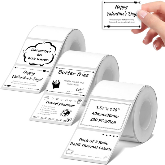 White Label Tape Set for B21, B1, B3S - Niimbot Online
