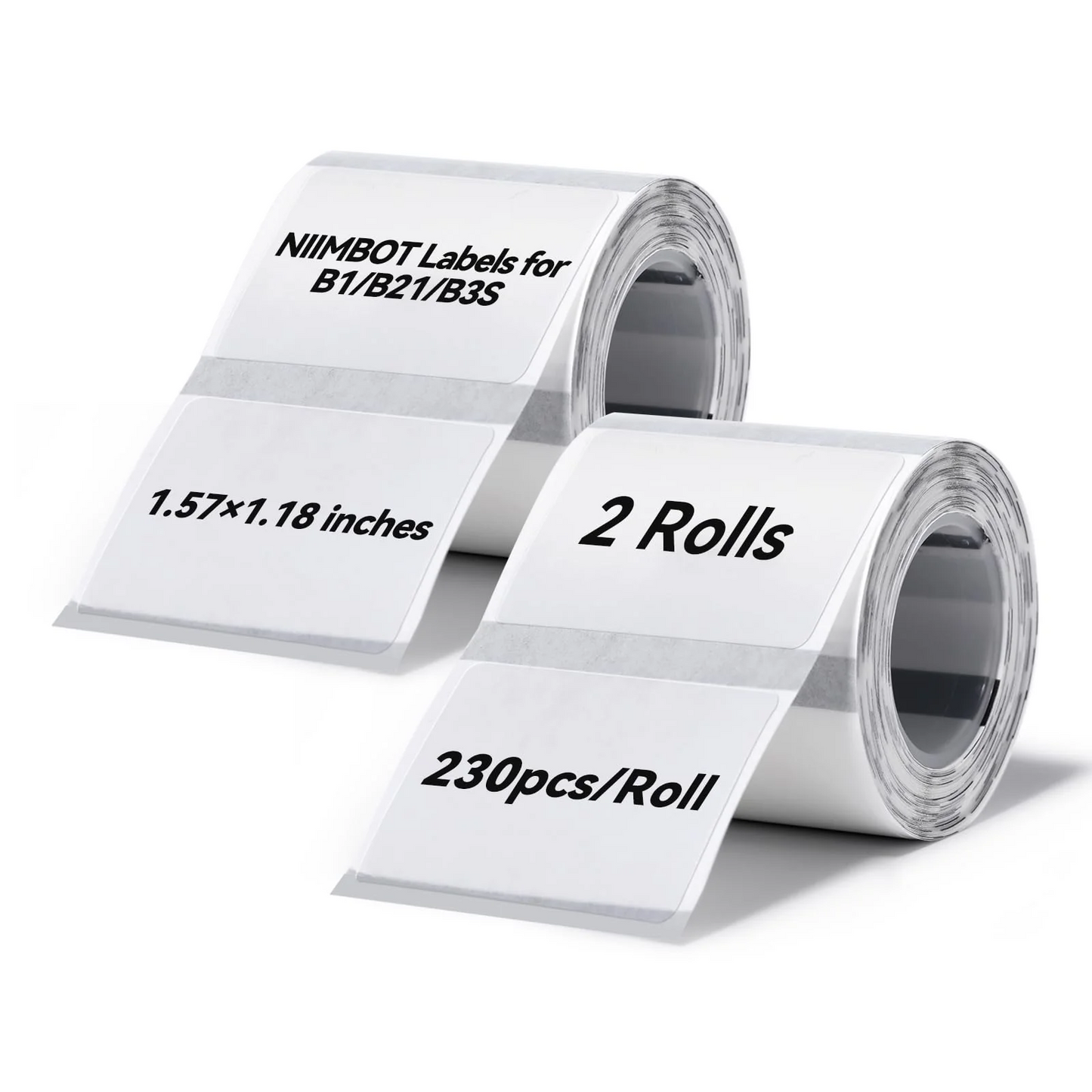 Clear Label Tape Set for B21, B1, B3S - Niimbot Online