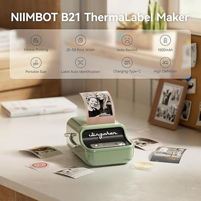 Niimbot B21 pro Label Printer, Bluetooth Thermal Label Maker-Ideal for Home - Niimbot Online