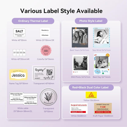 Niimbot B21 pro Label Printer, Bluetooth Thermal Label Maker-Ideal for Home - Niimbot Online